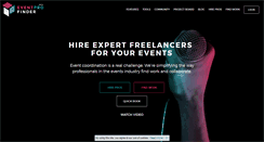 Desktop Screenshot of eventprofinder.com