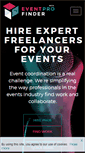 Mobile Screenshot of eventprofinder.com